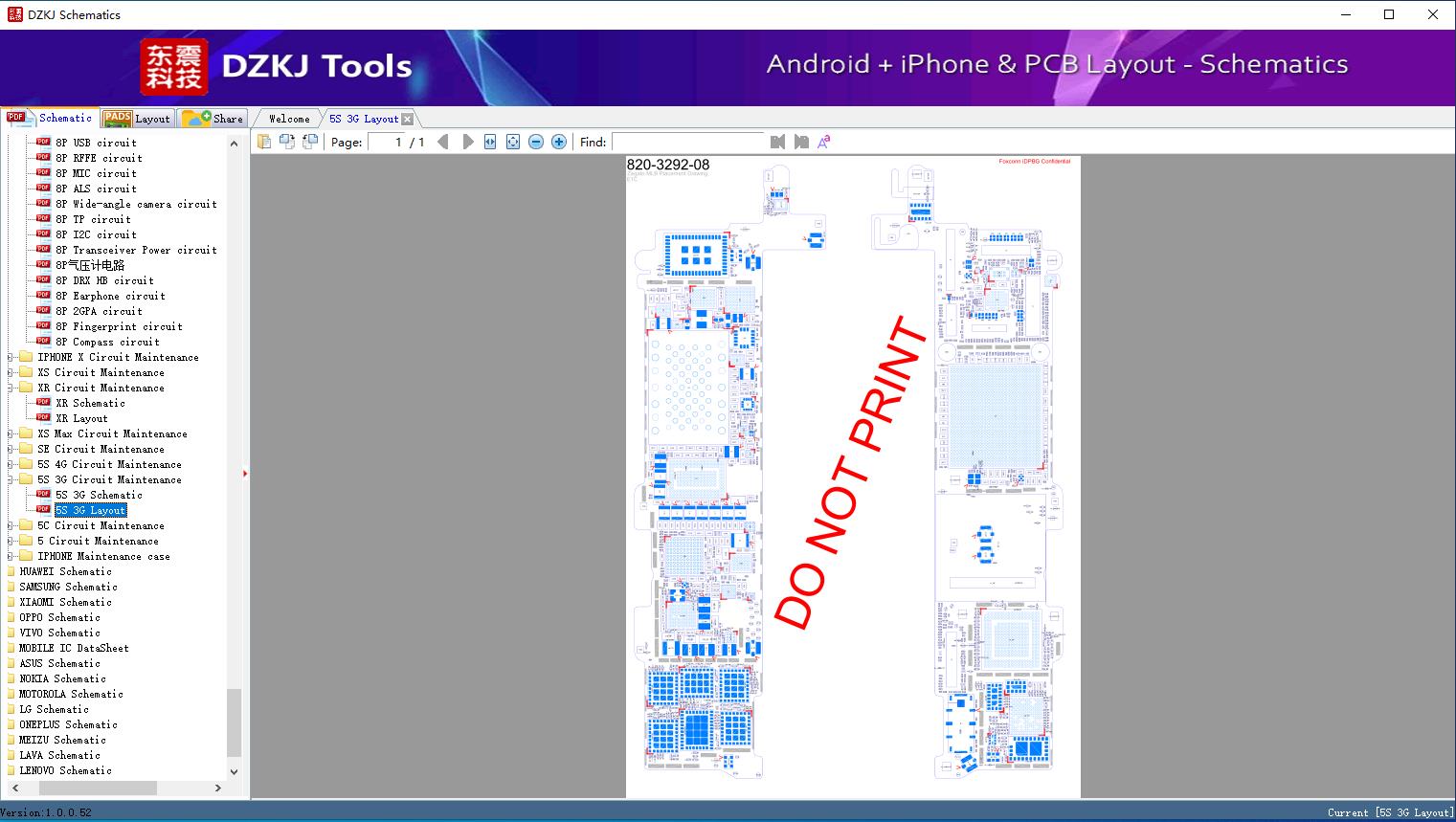 5S 3G Layout